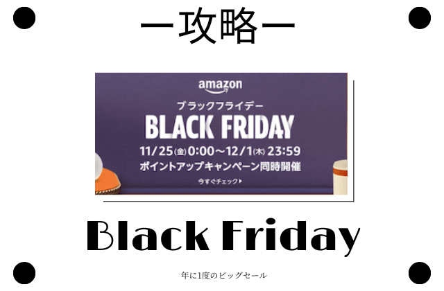 Amazonブラックフライデー解説アイキャッチ画像。