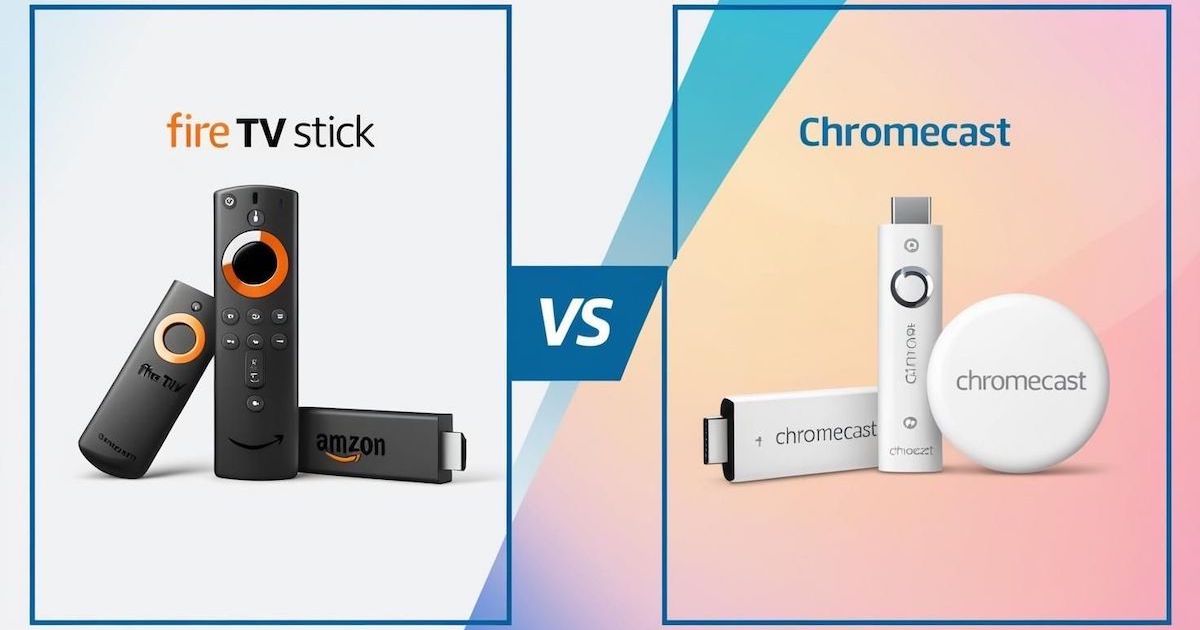 fire tv stick vs chromecastのイメージ画像。